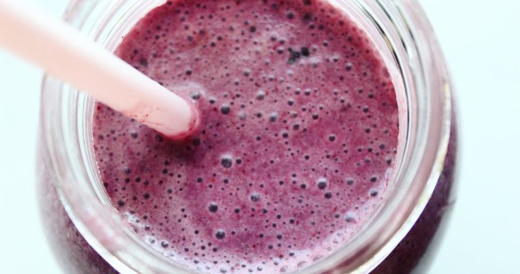 Cranberry + Blueberry Super Smoothie