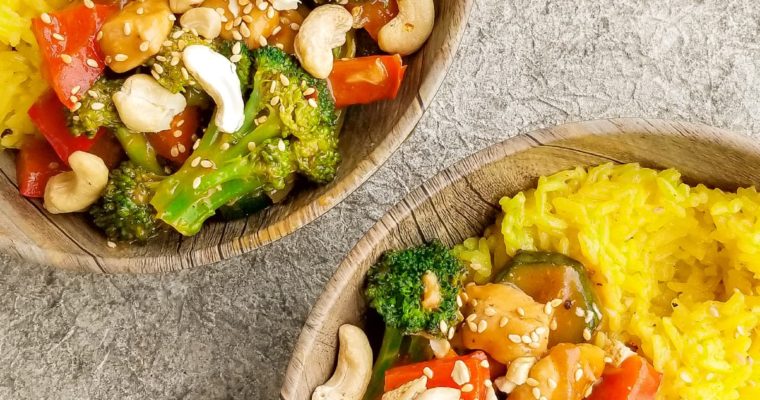 Cashew Chicken + Veggies (df,gf)